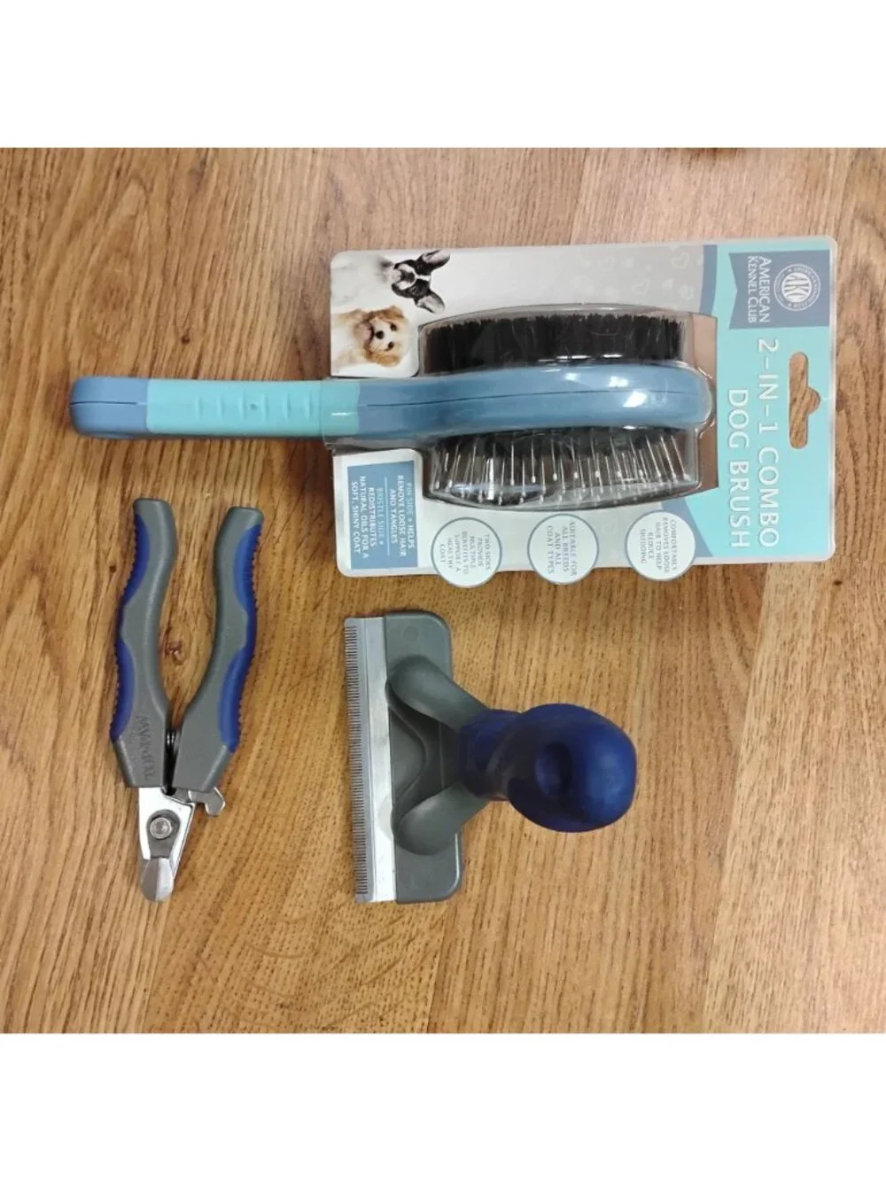 Dog Accessories 8 Piece Lot: Leash Slow Feeders Grooming Tools Toys Travel Bowl